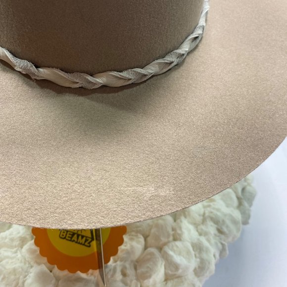 Jamie Slye Tan Finn Stiff Brim Hat Medium New with Tags main image 7